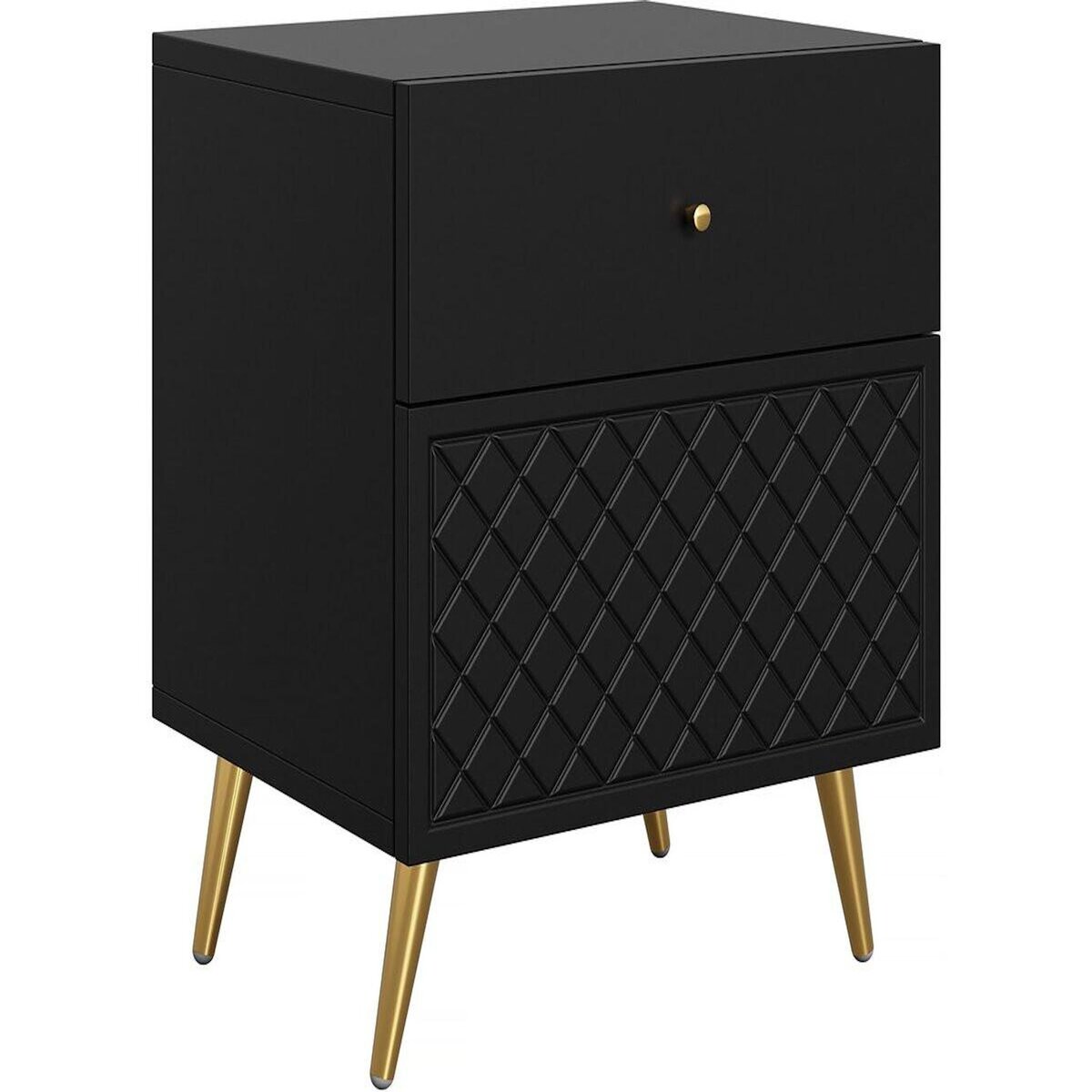 Habitat et Jardin Table de chevet  Temerra   50 x 42 x 57 cm - Noir