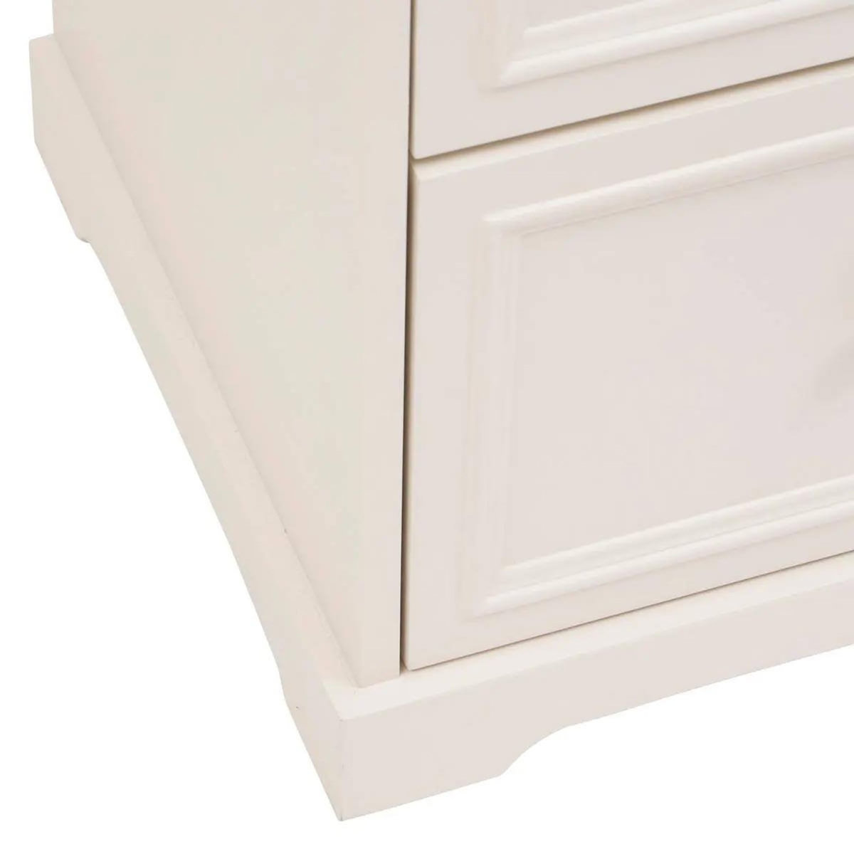 ATMOSPHERA Commode 3 Tiroirs  Mohéa  67cm Ivoire