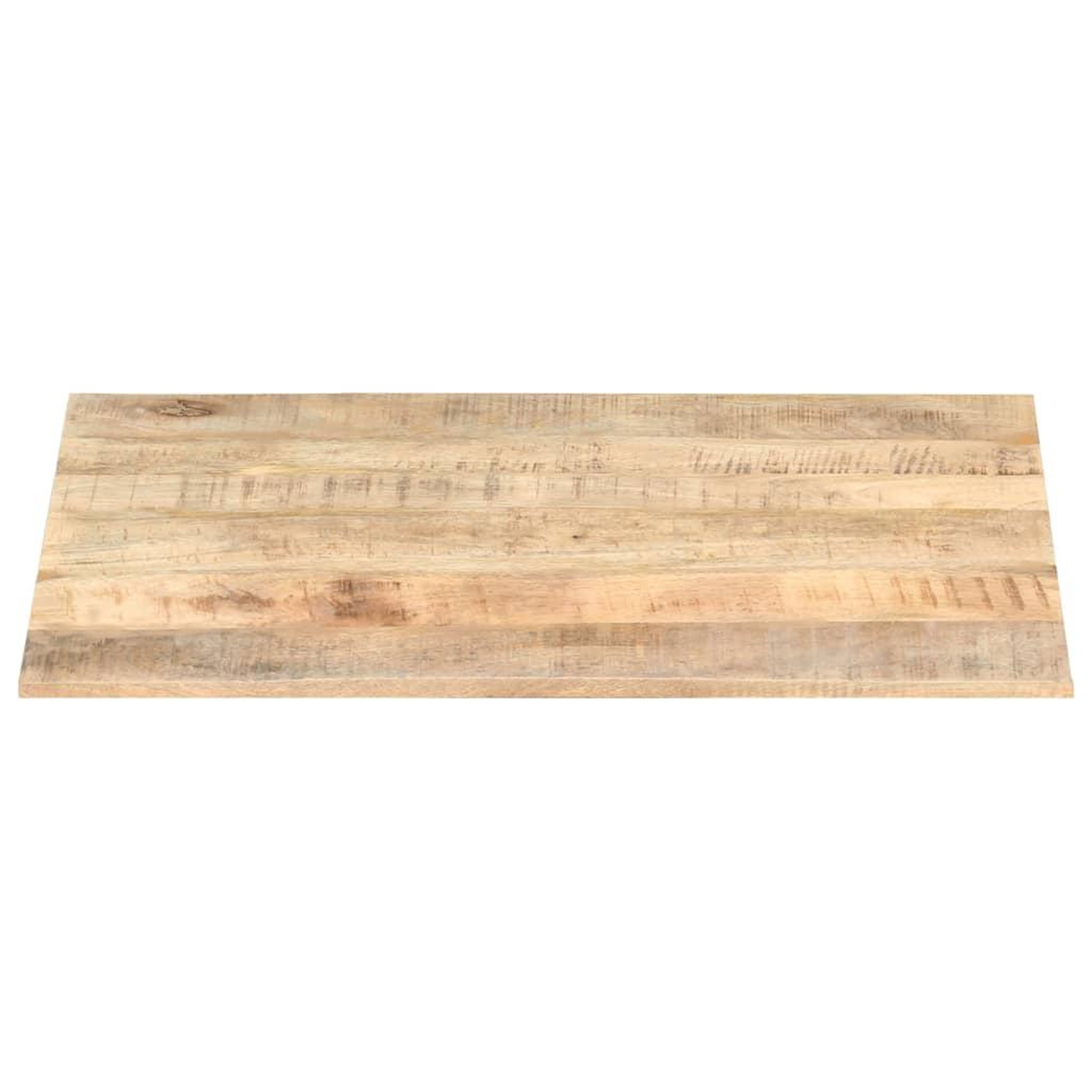 Voir la diapositive 3 : VIDAXL Dessus de table Bois de manguier solide 15-16 mm 90x60 cm