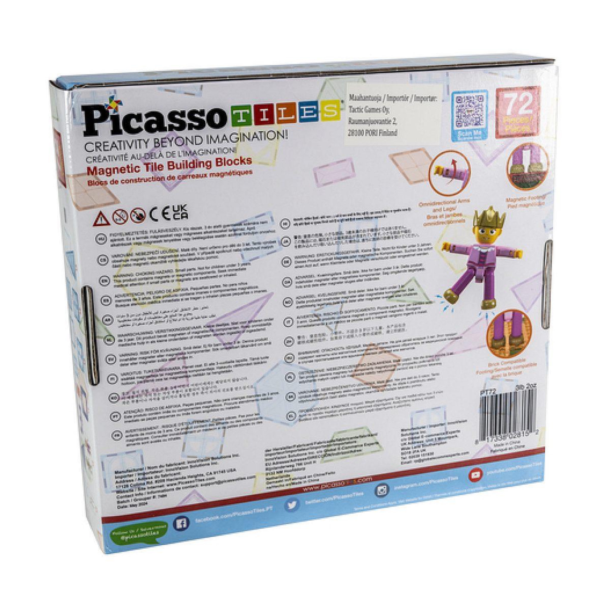 Voir la diapositive 4 : Tactic PicassoTiles Set 2 couleurs Hiver glace  72pcs