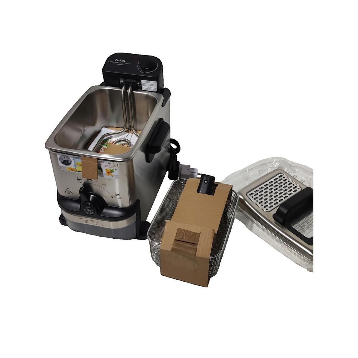 TEFAL Friteuse électrique Tefal Oleoclean Compact FR7016 1500 W 2 L