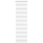 VIDAXL Store zebre blanc 50x100 cm largeur du tissu 45,9 cm polyester