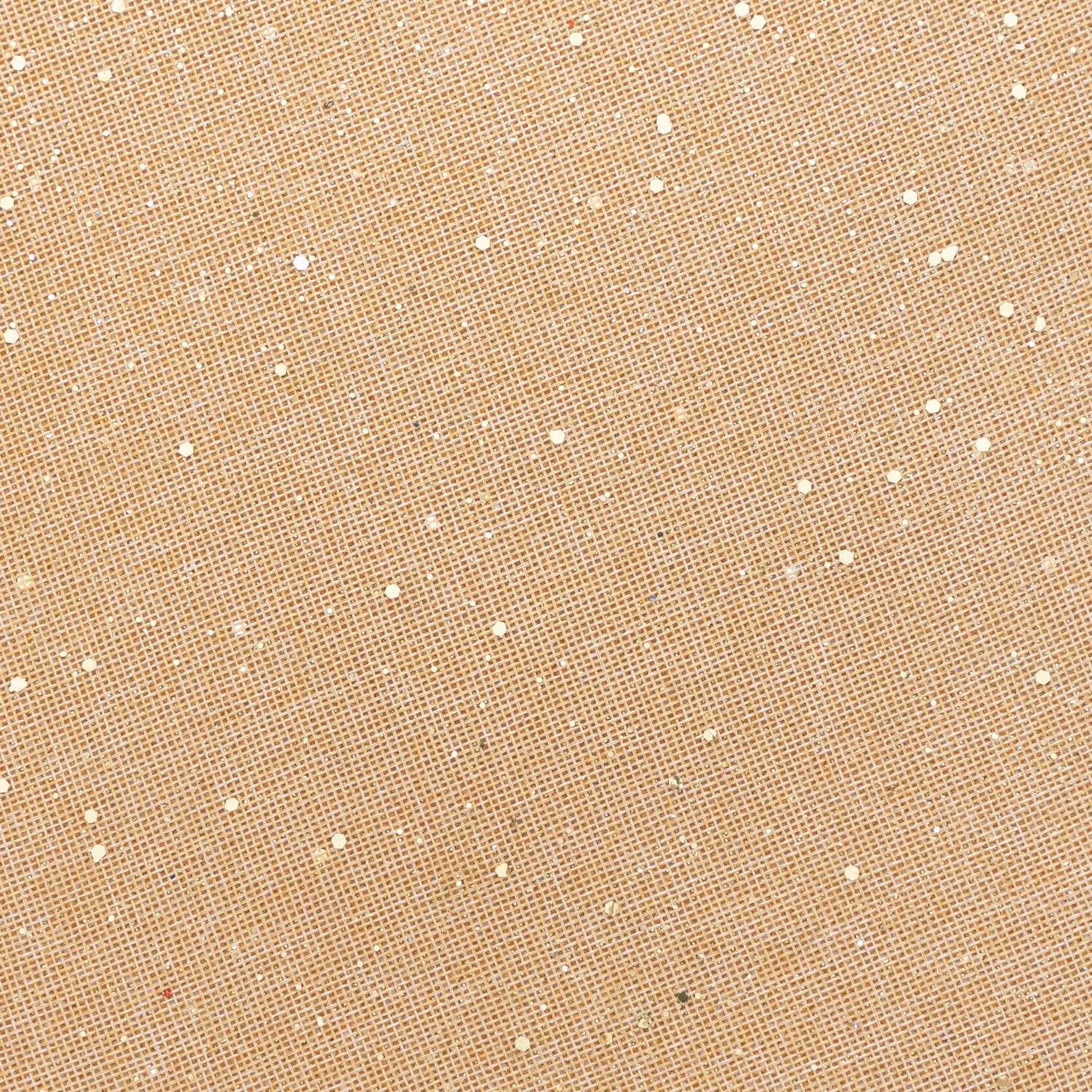 Voir la diapositive 2 : ATMOSPHERA Set de table de Noël rond en jute - Diam. 38 cm - Or