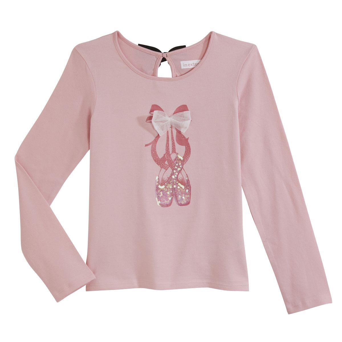 INEXTENSO Tee shirt manches longues à sequins fille