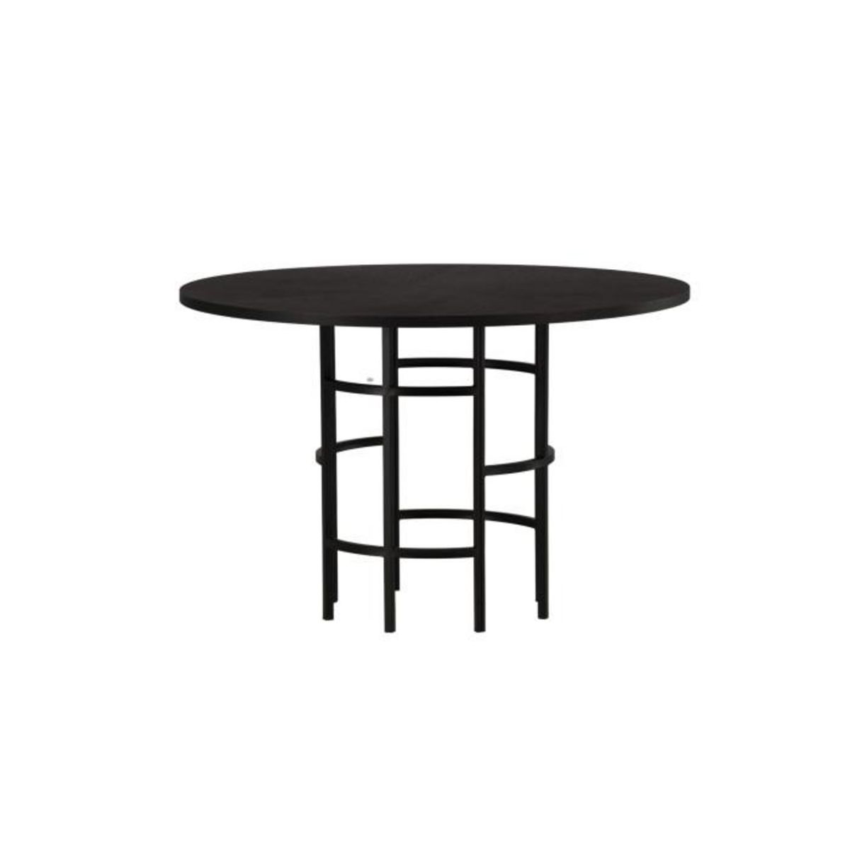 Paris Prix Table à Manger Ronde  Copenhagen  115cm Noir