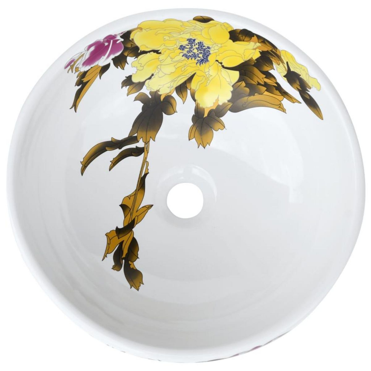 VIDAXL Vasque a poser multicolore rond Φ41x14 cm ceramique
