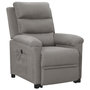 Voir la diapositive 2 : VIDAXL Fauteuil Gris clair Tissu