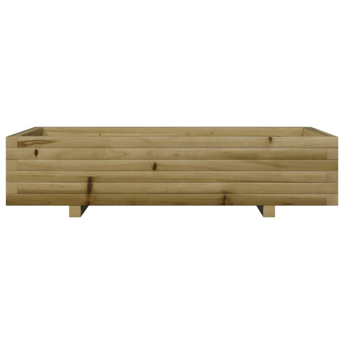 VIDAXL Jardiniere 110x60x26,5 cm bois de pin impregne