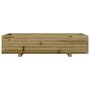 Voir la diapositive 5 : VIDAXL Jardiniere 110x60x26,5 cm bois de pin impregne