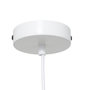 Voir la diapositive 5 : ATMOSPHERA Lampe Suspension en Coton  Tobie  25cm Blanc