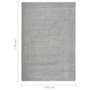 Voir la diapositive 6 : VIDAXL Tapis shaggy antiderapant Gris clair 120x170 cm