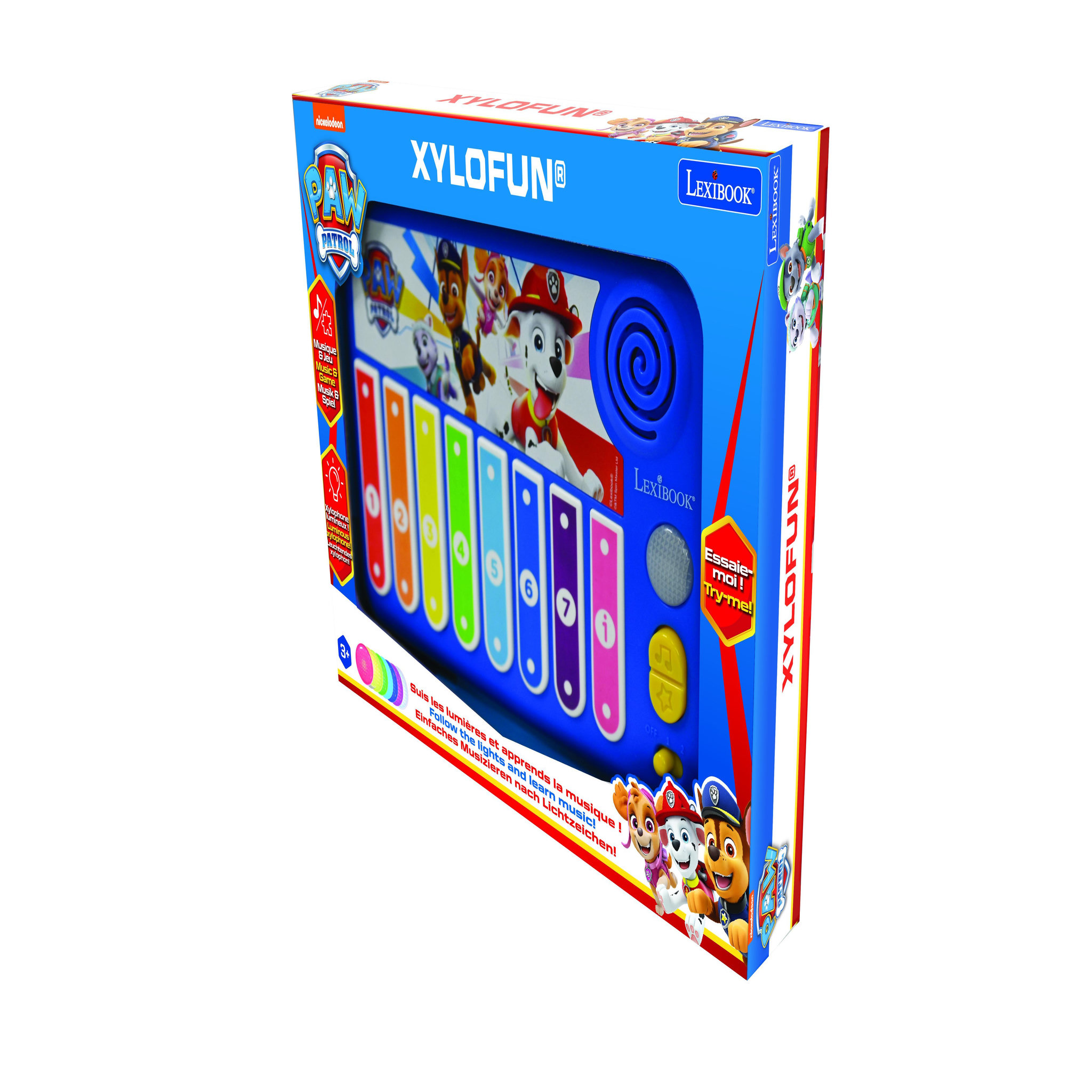 Voir la diapositive 6 : Lexibook Xylophone Pat' Patrouille avec Apprentissage Lumineux de la Musique