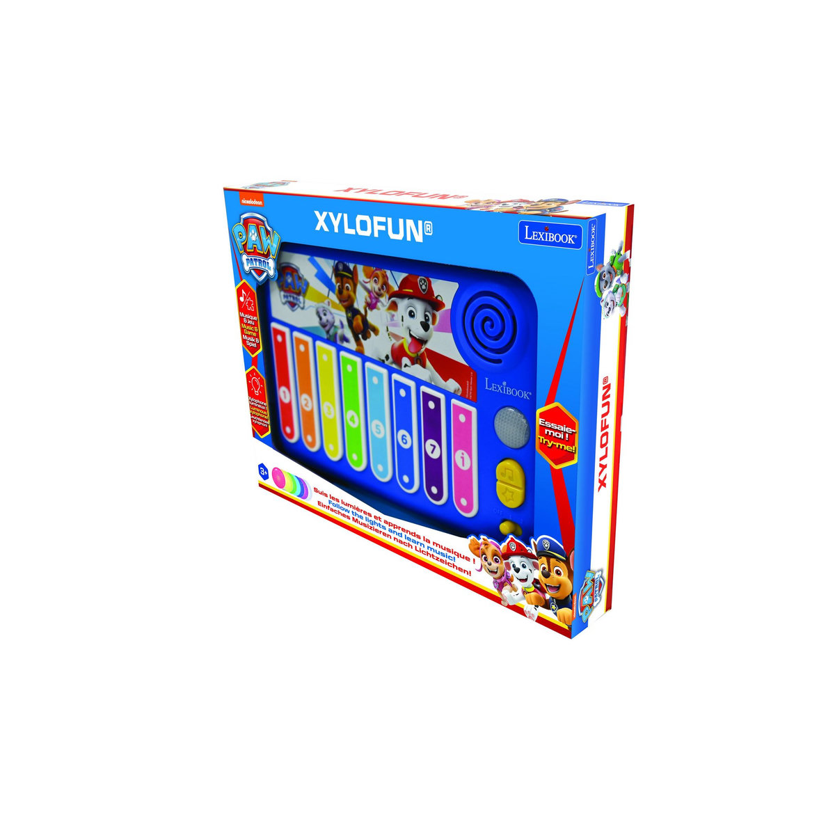 Lexibook Xylophone Pat' Patrouille avec Apprentissage Lumineux de la Musique