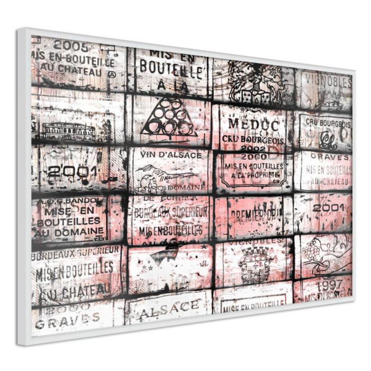 Paris Prix Affiche Murale Encadrée  Wine History