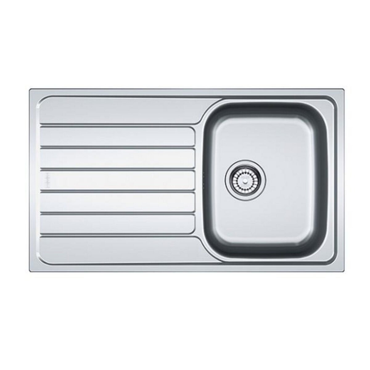 franke Evier à encastrer 45cm inox avec siphon - 006099