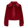 Voir la diapositive 1 : Pieces Veste Rouge Femme Pieces Frances