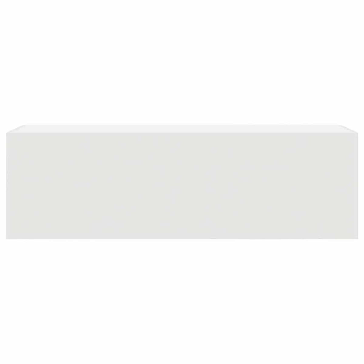 VIDAXL Armoire murale de bain blanc 100x25x30 cm bois d'ingenierie