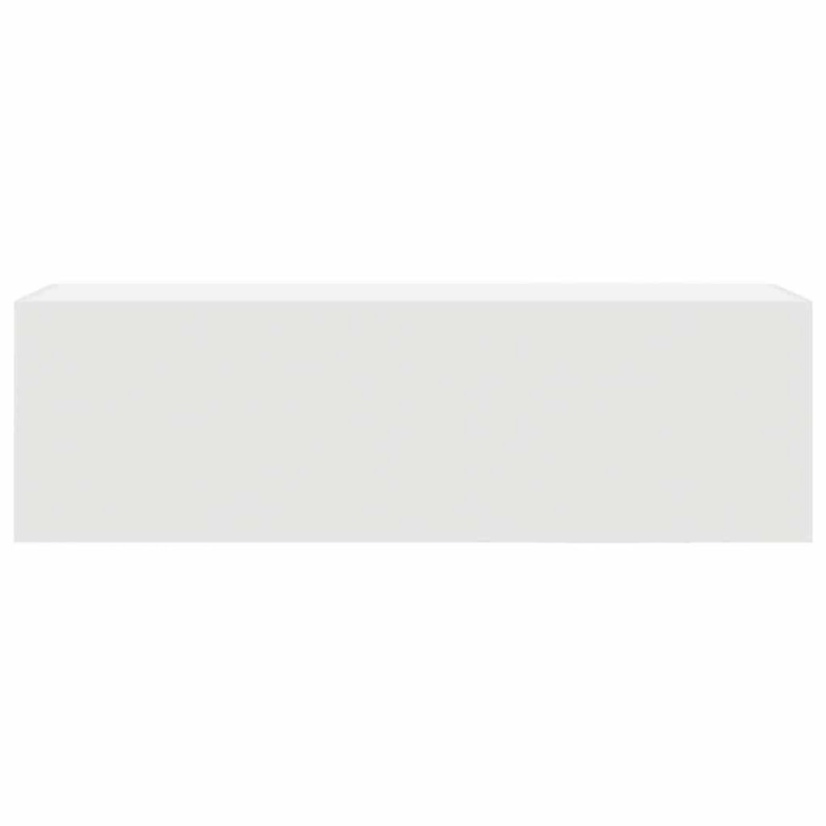VIDAXL Armoire murale de bain blanc 100x25x30 cm bois d'ingenierie