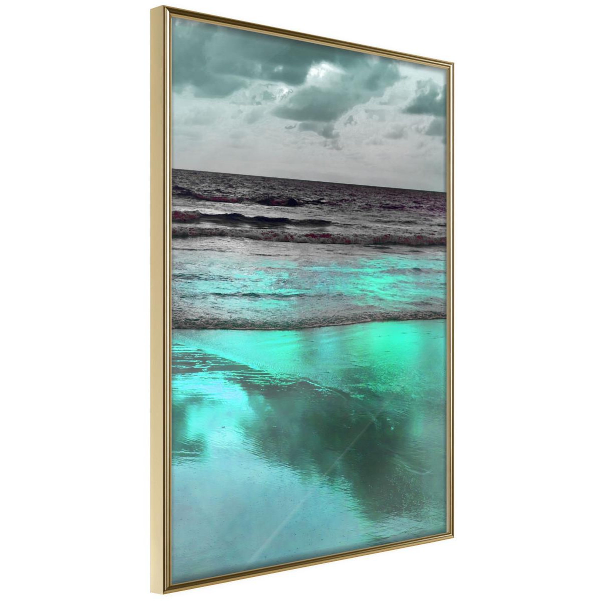 Voir la diapositive 1 : Paris Prix Affiche murale encadrée  iridescent sea
