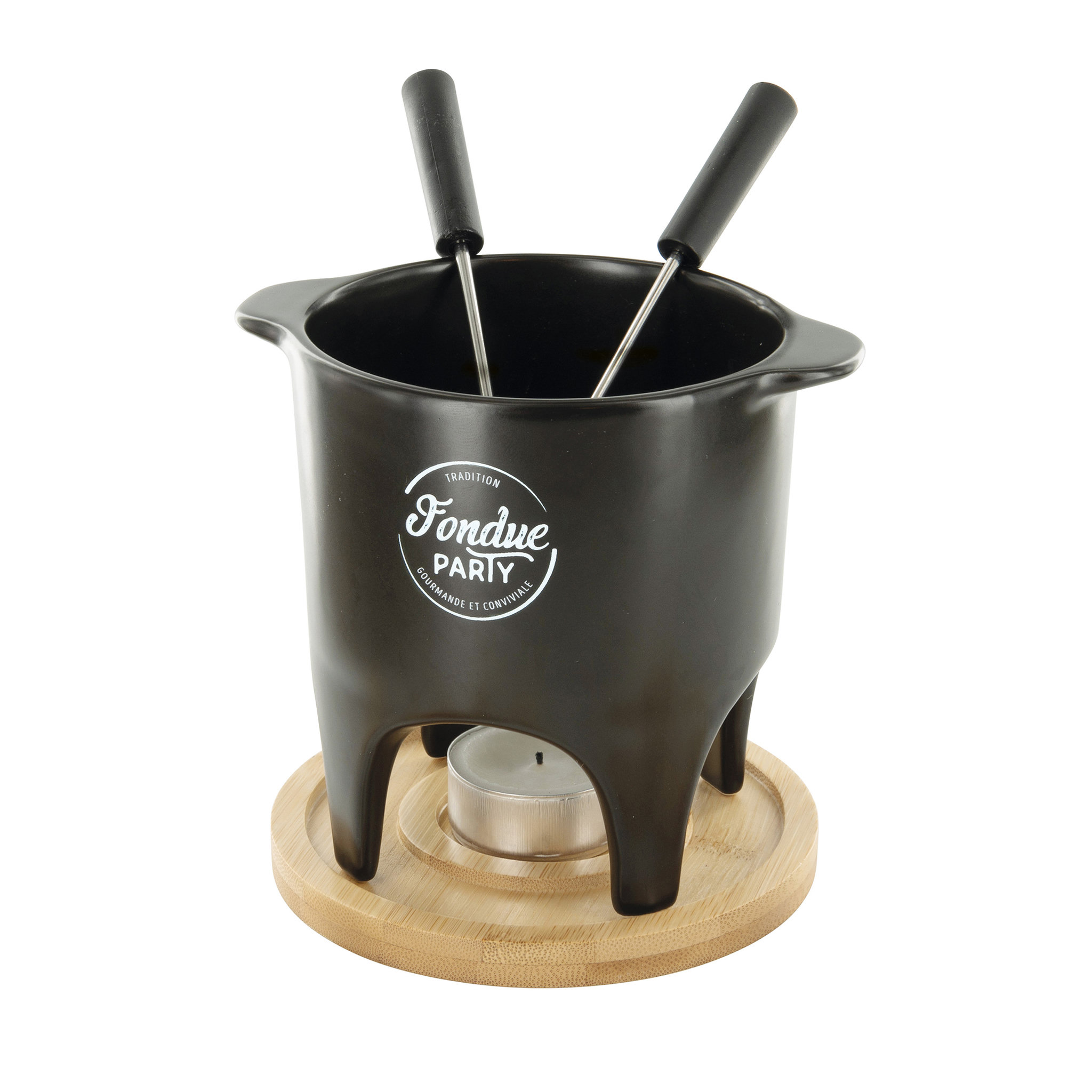 Voir la diapositive 1 : Service à fondue individuelle ou duo