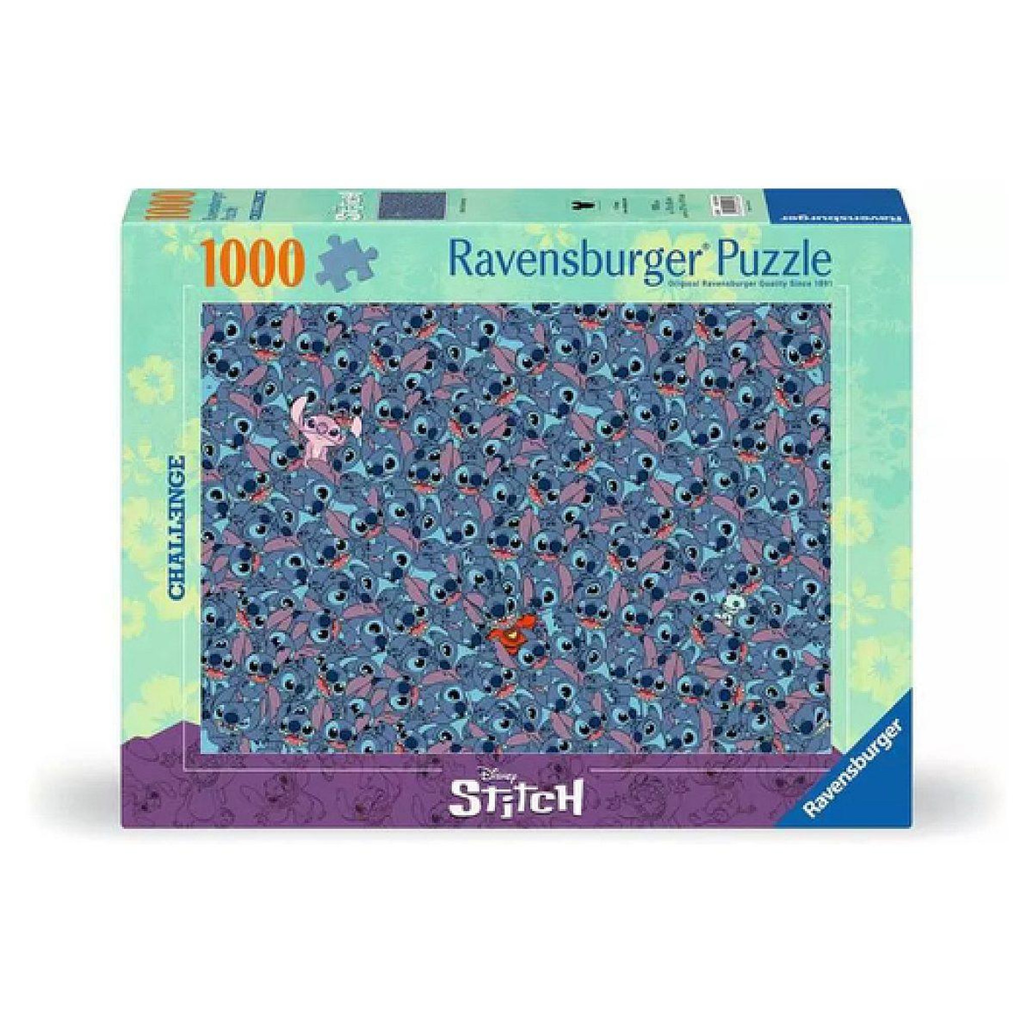 RAVENSBURGER Puzzle 1000 p stitch challenge - disney