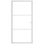 Voir la diapositive 3 : VIDAXL Porte interieure 102,5x201,5 cm Blanc Verre ESG et aluminium