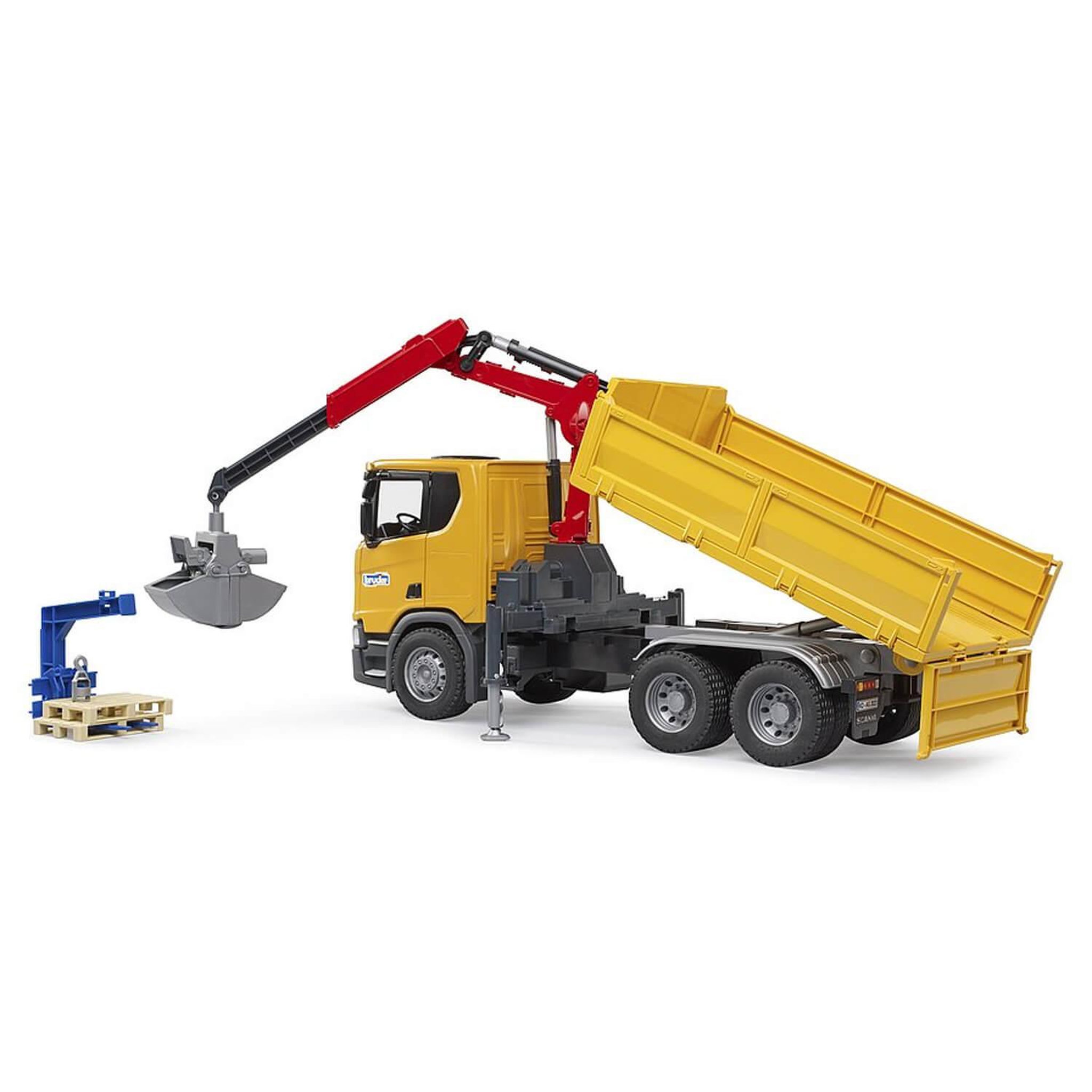 Voir la diapositive 3 : Bruder Camion de chantier Bruder Scania Super 560R