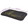 Voir la diapositive 5 : VIDAXL Matelas pour chiens Taille M Noir