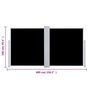 Voir la diapositive 6 : VIDAXL Auvent lateral retractable Noir 100 x 600 cm