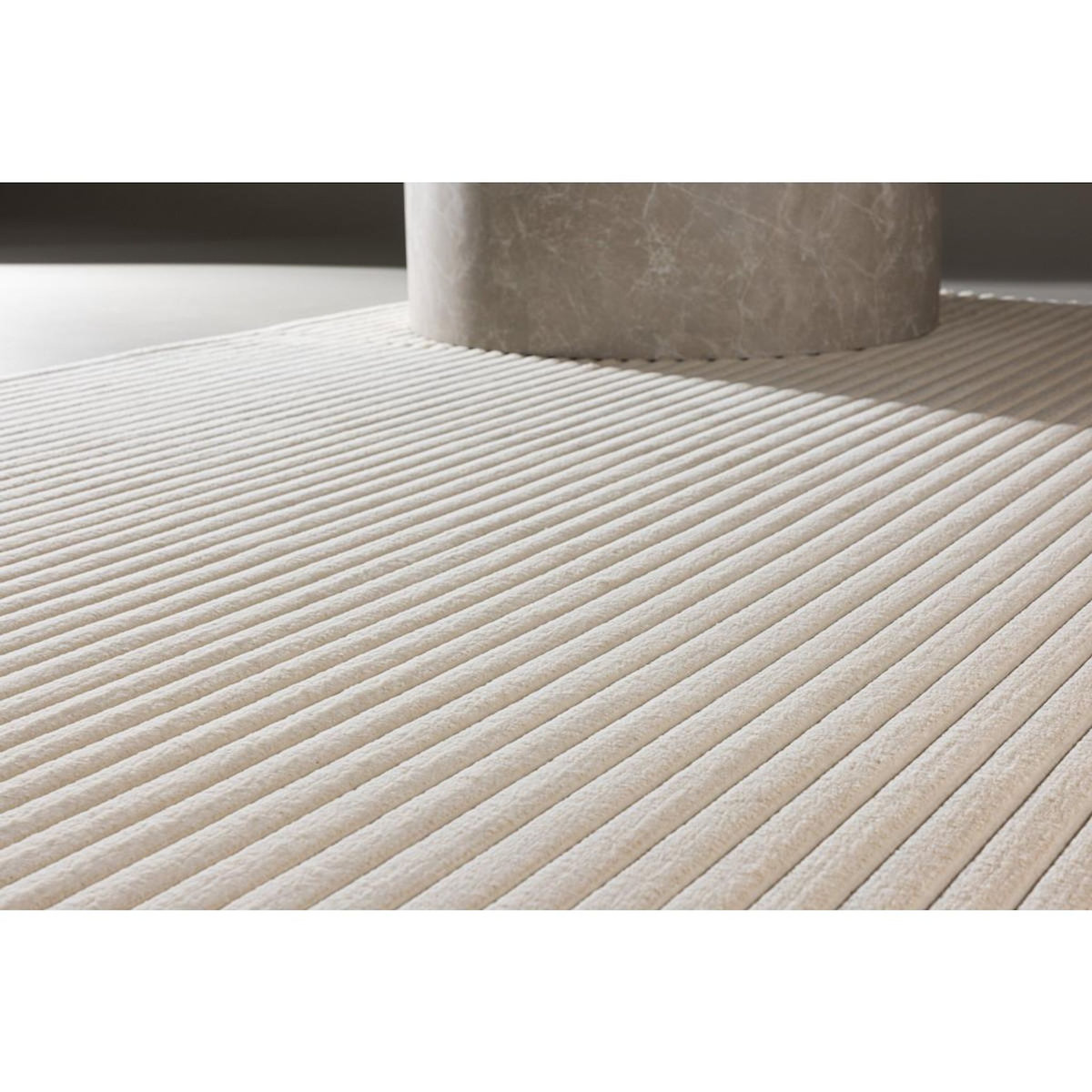 Paris Prix Tapis Déco  Miller  200x290cm Blanc Cassé