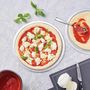 Voir la diapositive 6 : FM PROFESSIONAL 2 Plaques à pizza perforées en alu pour cuisson au four 30 et 33 cm FM Professional