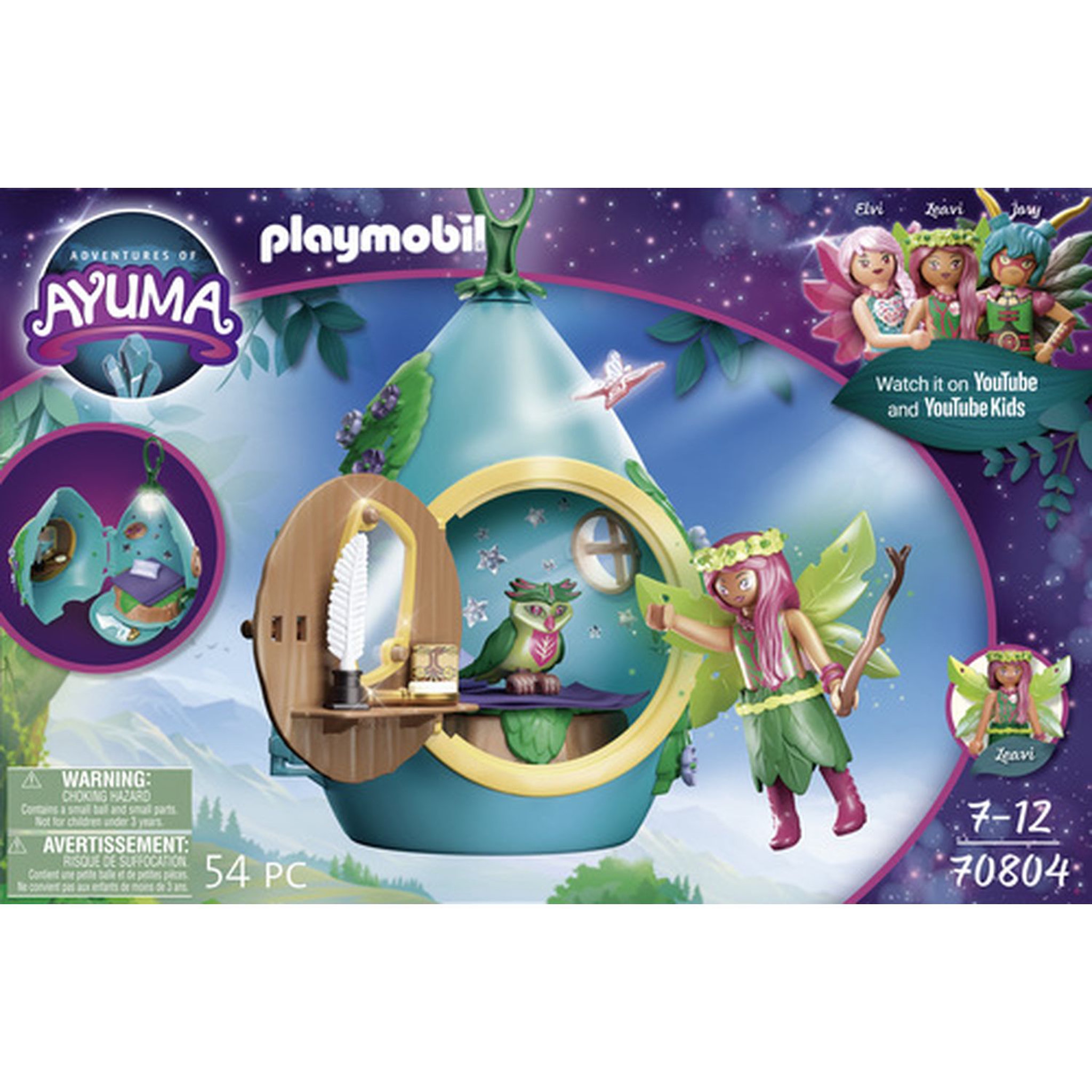 Voir la diapositive 3 : PLAYMOBIL 70804 AYUMA - Maisonnette suspendue
