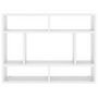 Voir la diapositive 4 : VIDAXL Etagere murale Blanc 75x16x55 cm Bois d'ingenierie