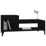 Voir la diapositive 4 : VIDAXL Table basse Noir 100x50x45 cm Bois d'ingenierie