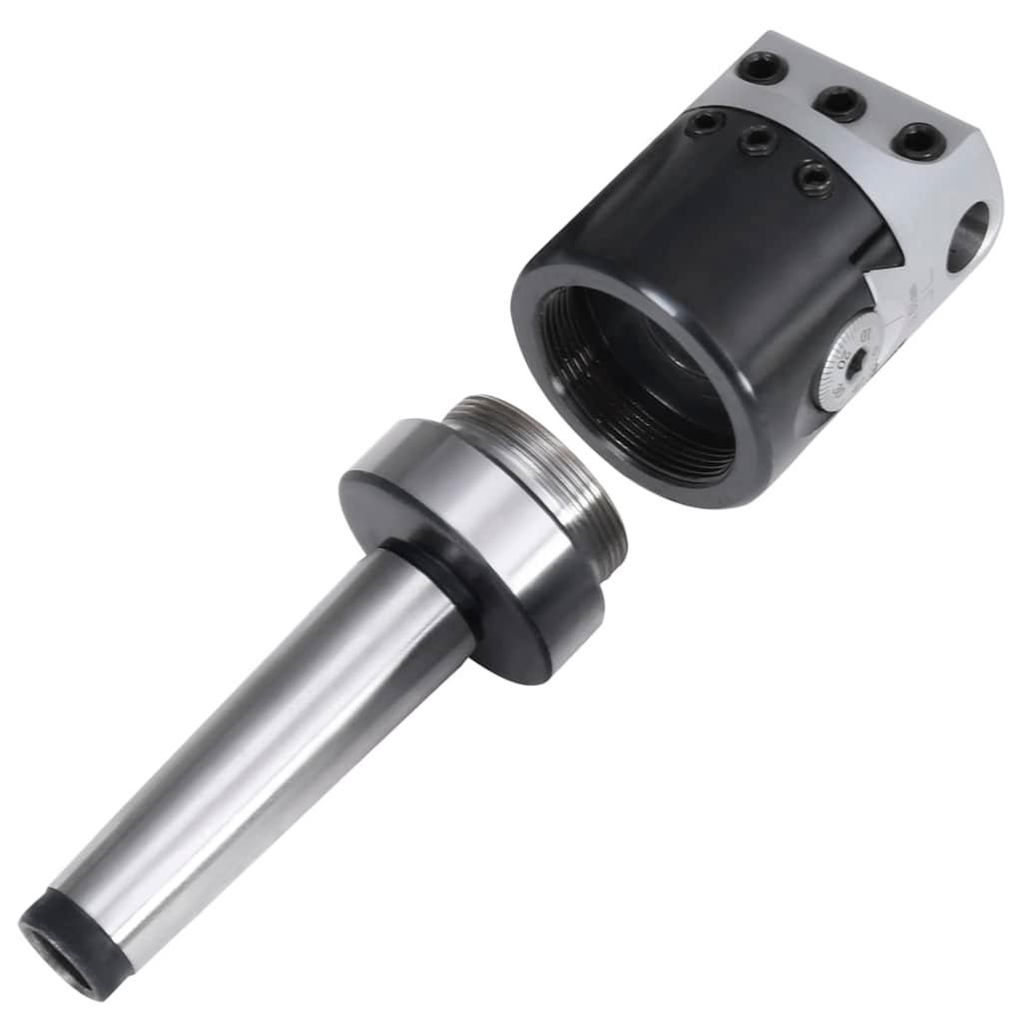 Voir la diapositive 4 : VIDAXL Jeu d'outils d'alesage 15 pcs 50 mm Tete d'alesage MT3-F1-12