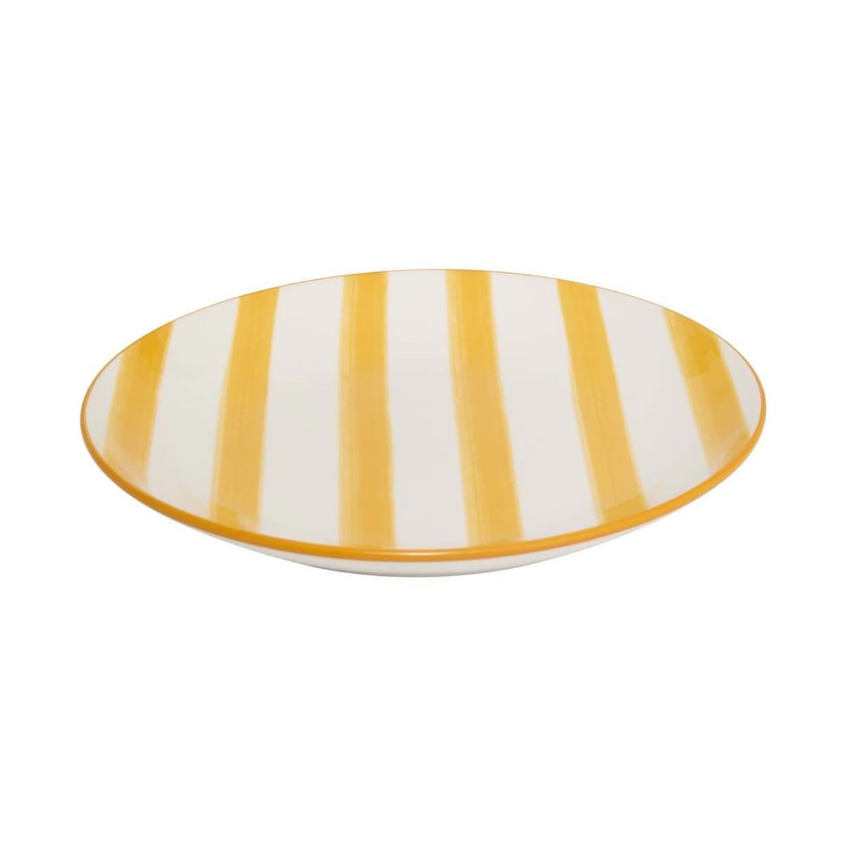 SECRET DE GOURMET Lot de 6 Assiettes à Dessert  Charlie  19cm Jaune