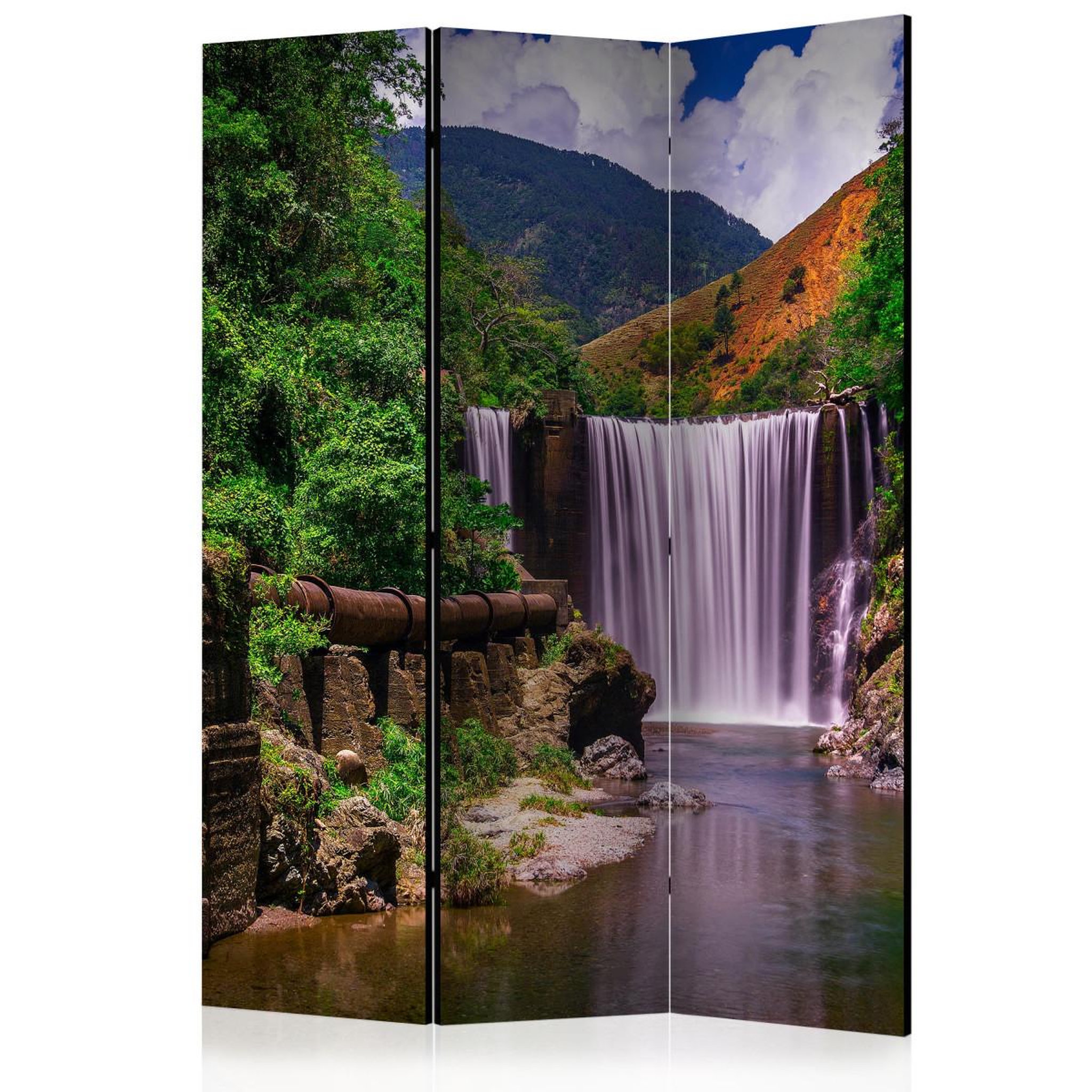 Paris Prix Paravent 3 volets  reggae falls  135x172cm