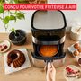 Voir la diapositive 4 : TEFAL Moule à cake 2 moules Delice Black Airfryer