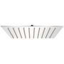 Voir la diapositive 1 : VIDAXL Tete de douche plongeante carree en acier inoxydable 20x20 cm