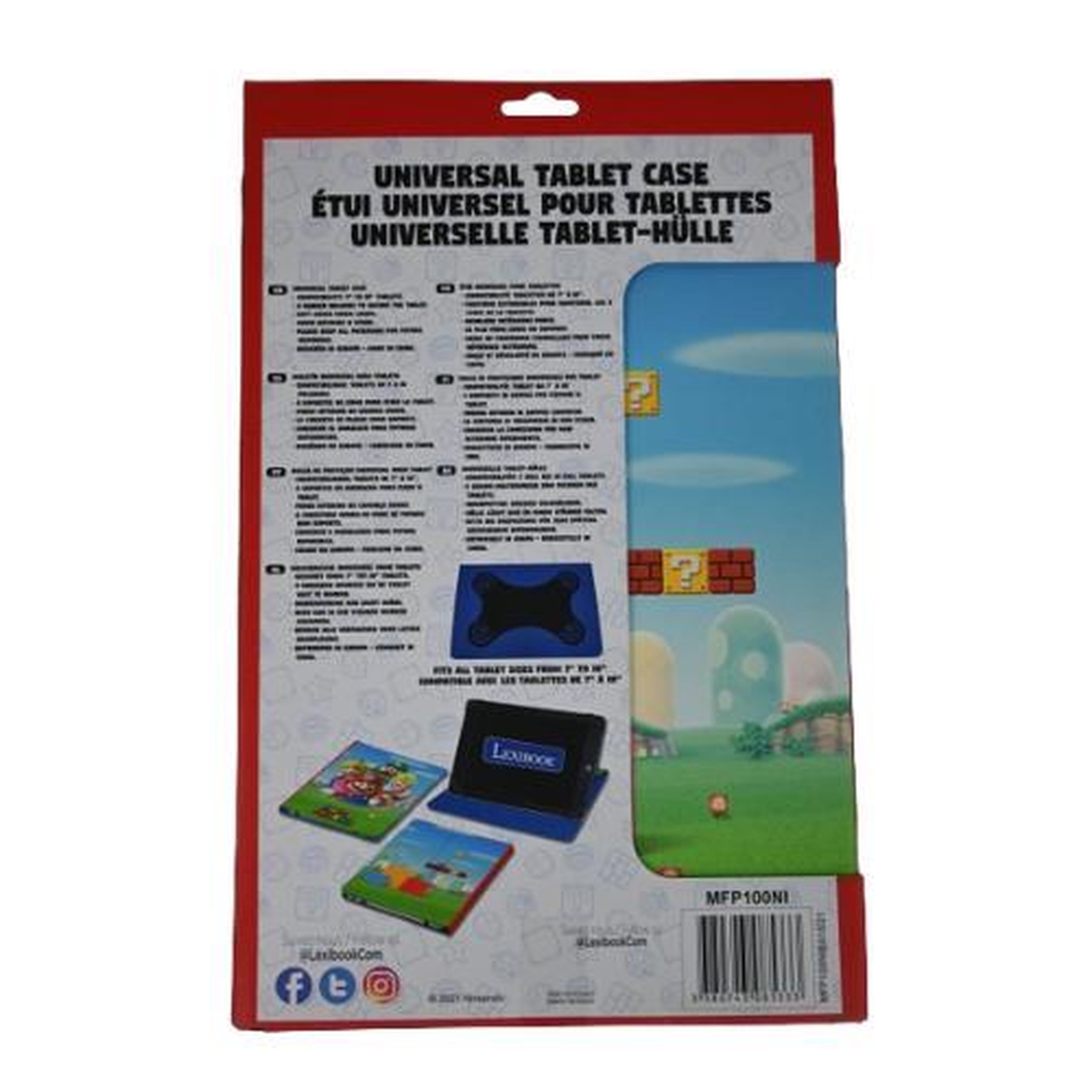 Voir la diapositive 6 : Lexibook Pochette pour tablettes universelle 7-10'' super mario
