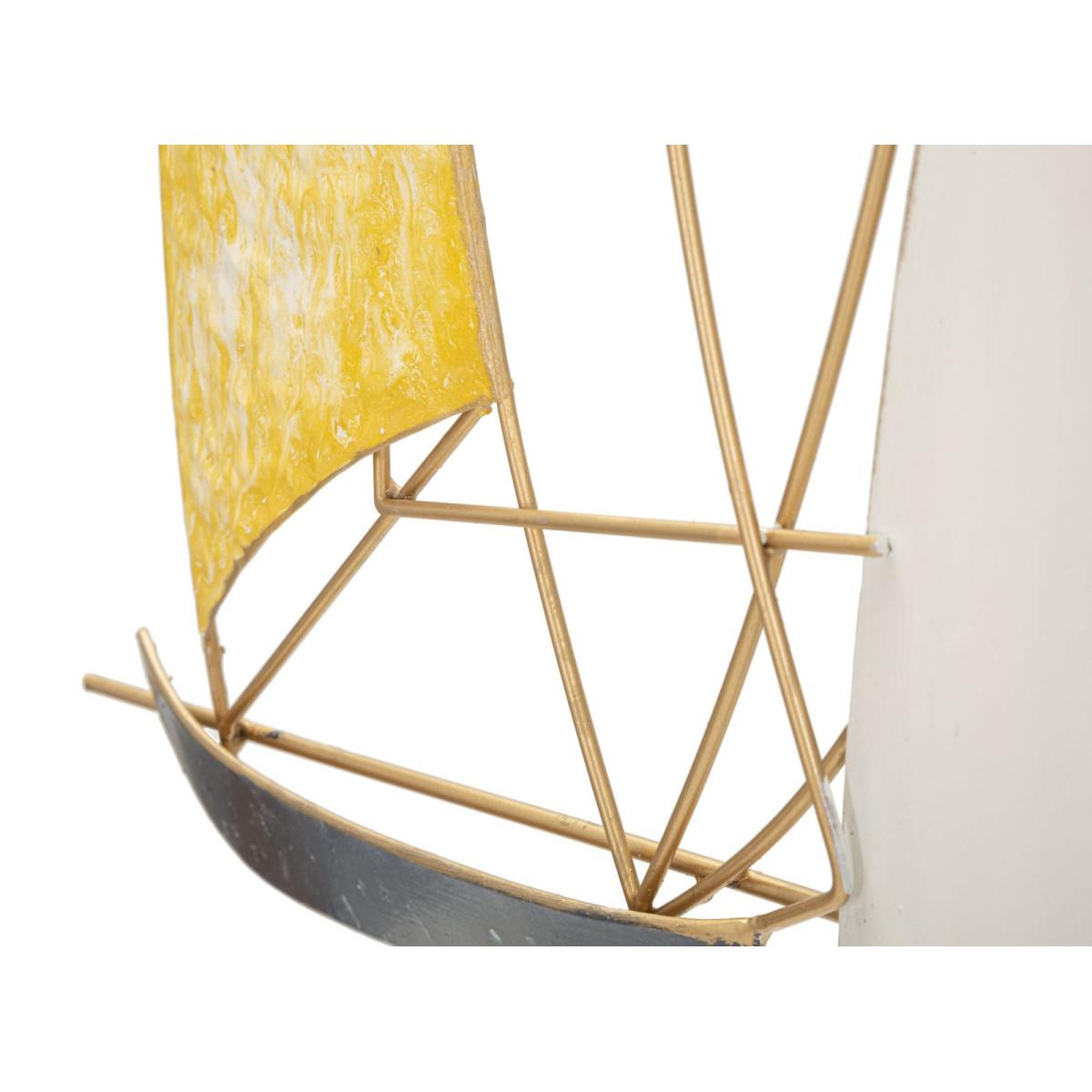 Voir la diapositive 4 : Paris Prix Décoration murale en métal  vela color  97cm multicolore