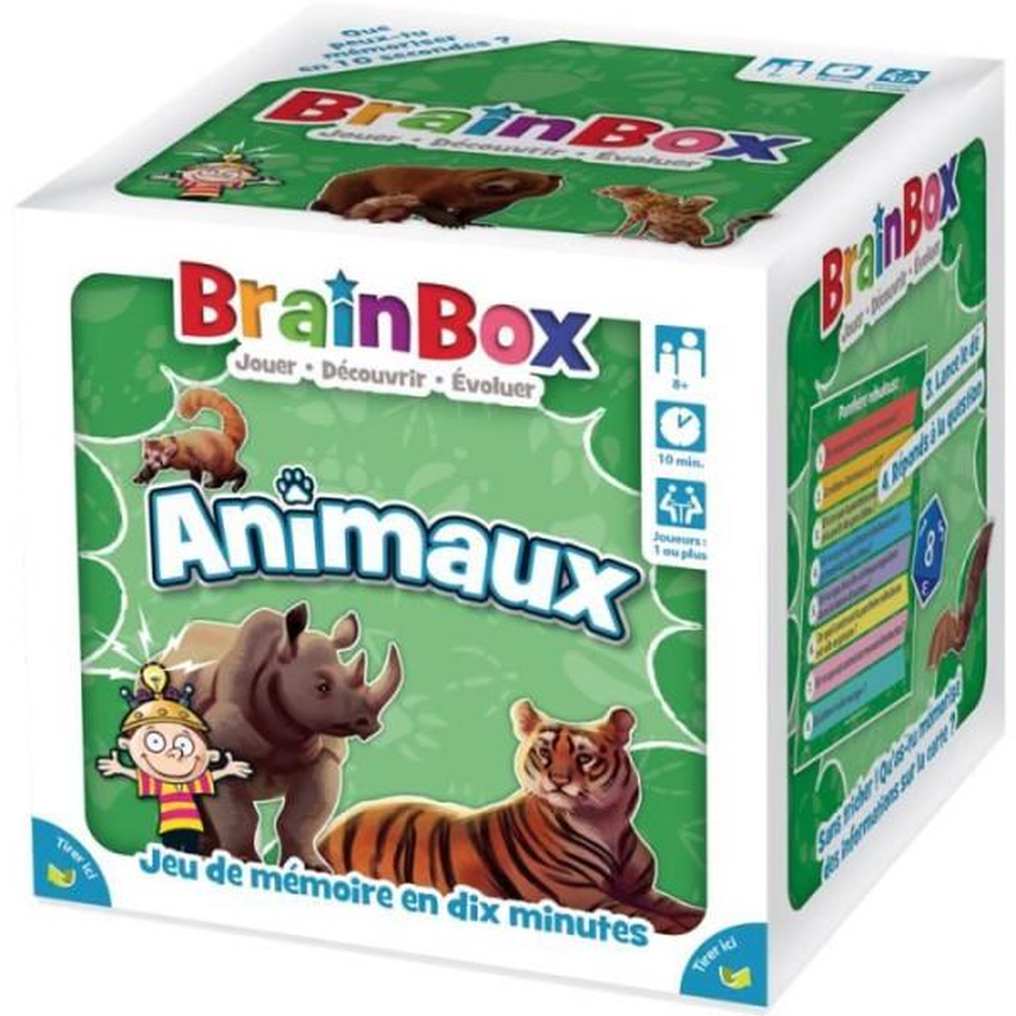 Voir la diapositive 4 : Asmodee Jeu de société - brainbox - animaux - jeu d'observation et de mémoire - 1 joueur ou plus - 8 ans et +