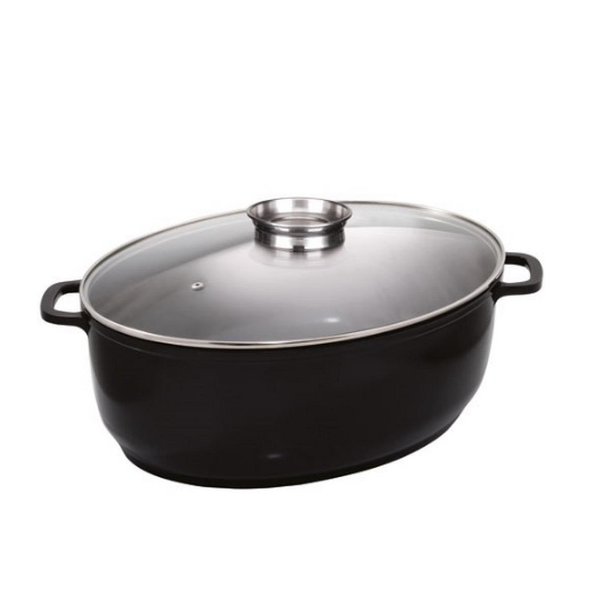 BAUMALU Cocotte mijoteuse ovale 43cm/11l noir - 384931