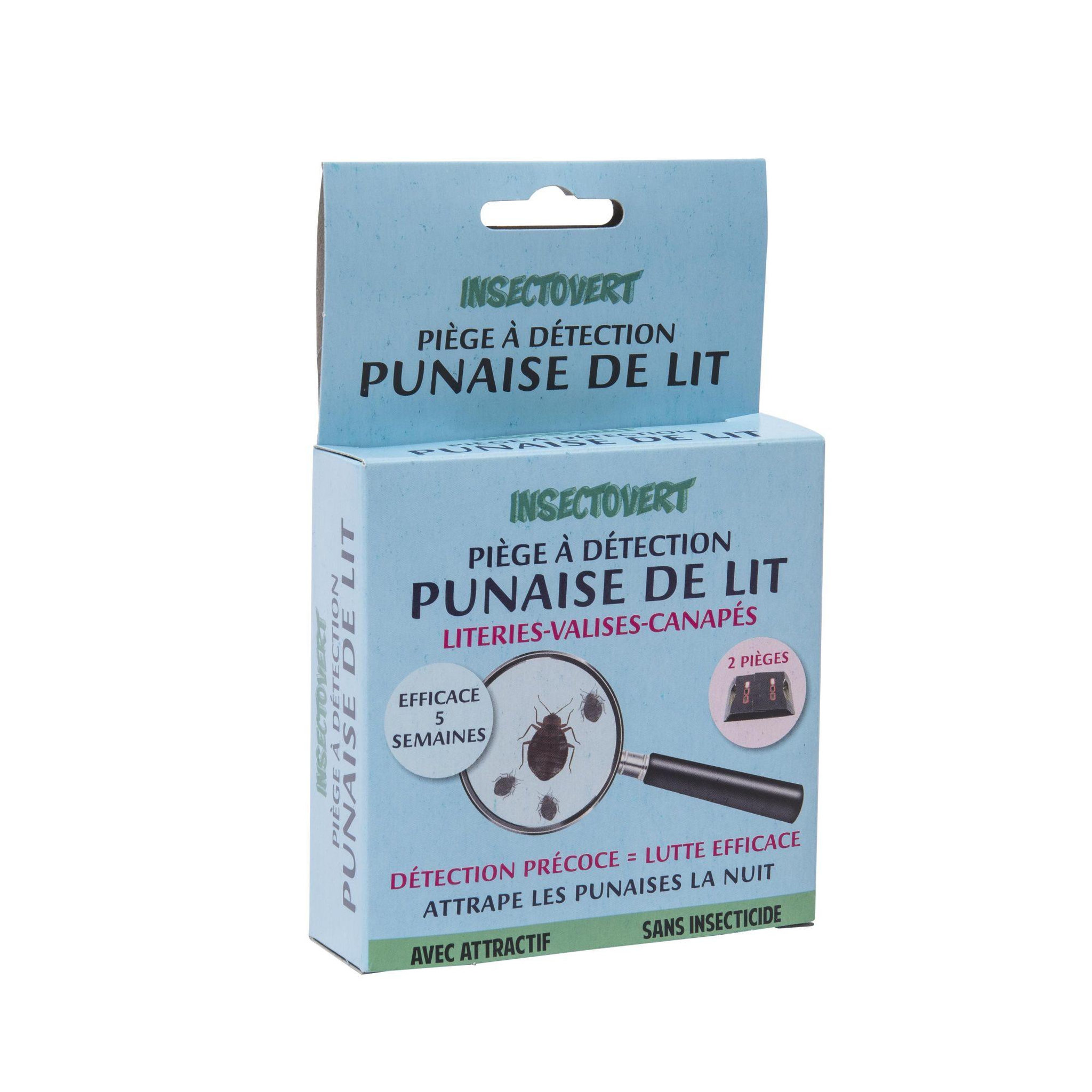 Subito Piège à détection punaise de lit  Lot de 2  Insectovert de Subito