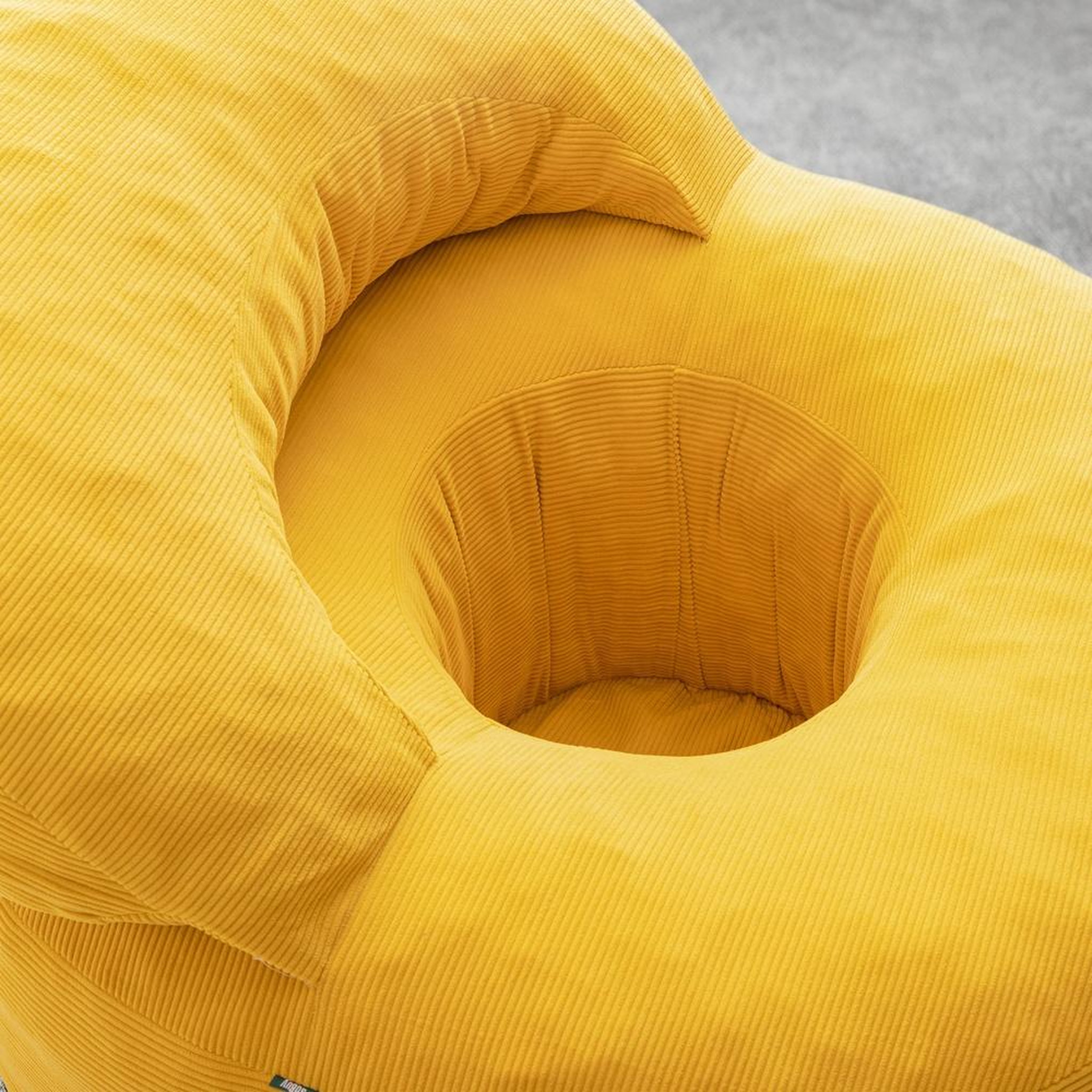 Voir la diapositive 5 : SOBUY Fauteuil relax jaune avec repose-pieds 110x125x65cm fst100-y