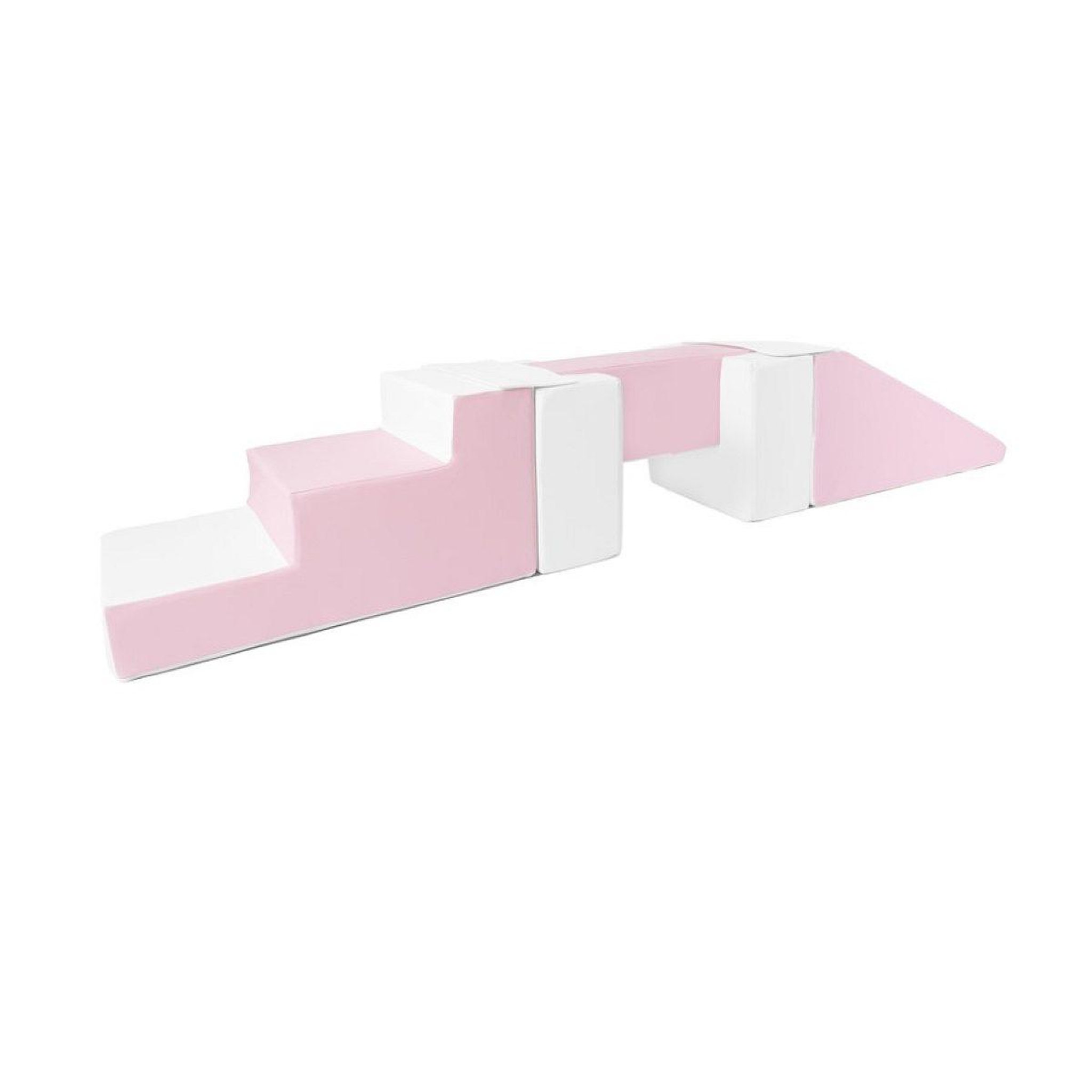 VELINDA Passerelle 5 blocs blanc rose pastel