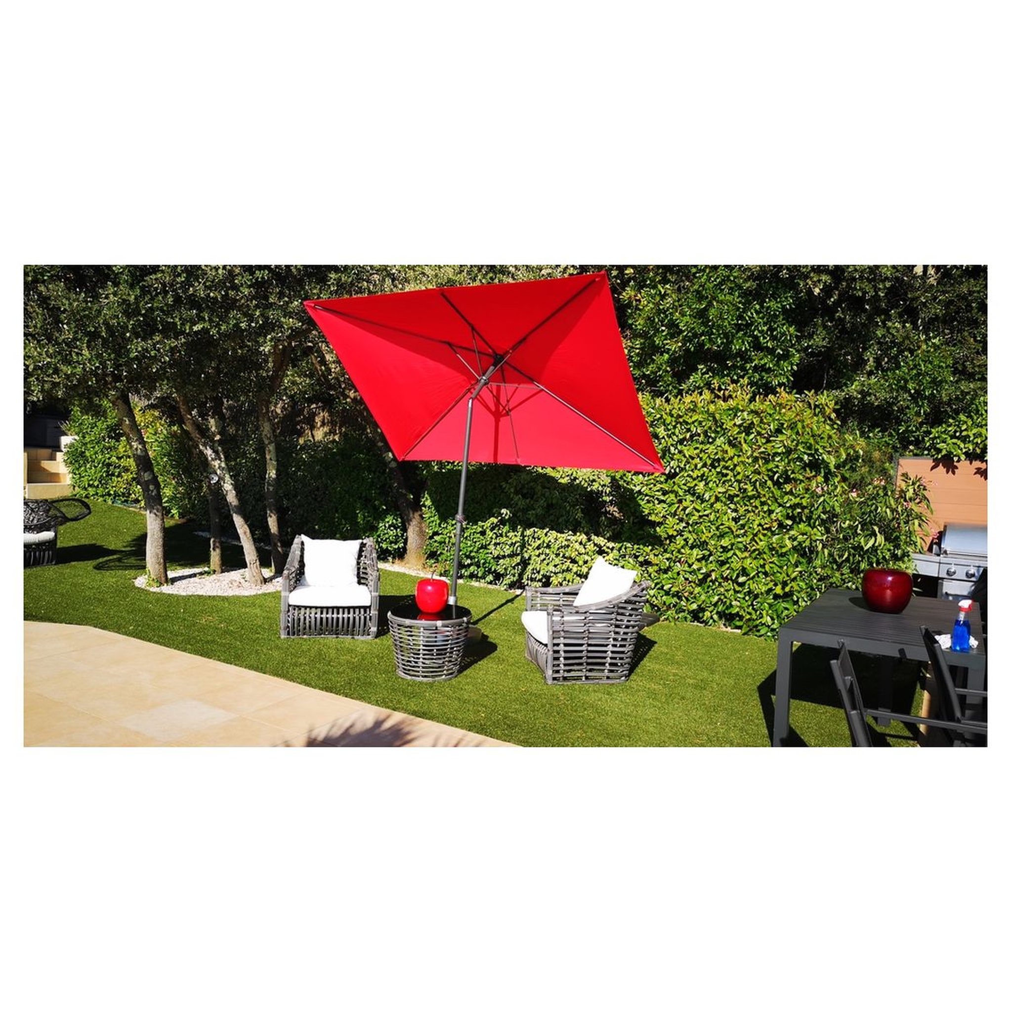 Voir la diapositive 2 : Givex Parasol droit - Grenadine - TILT