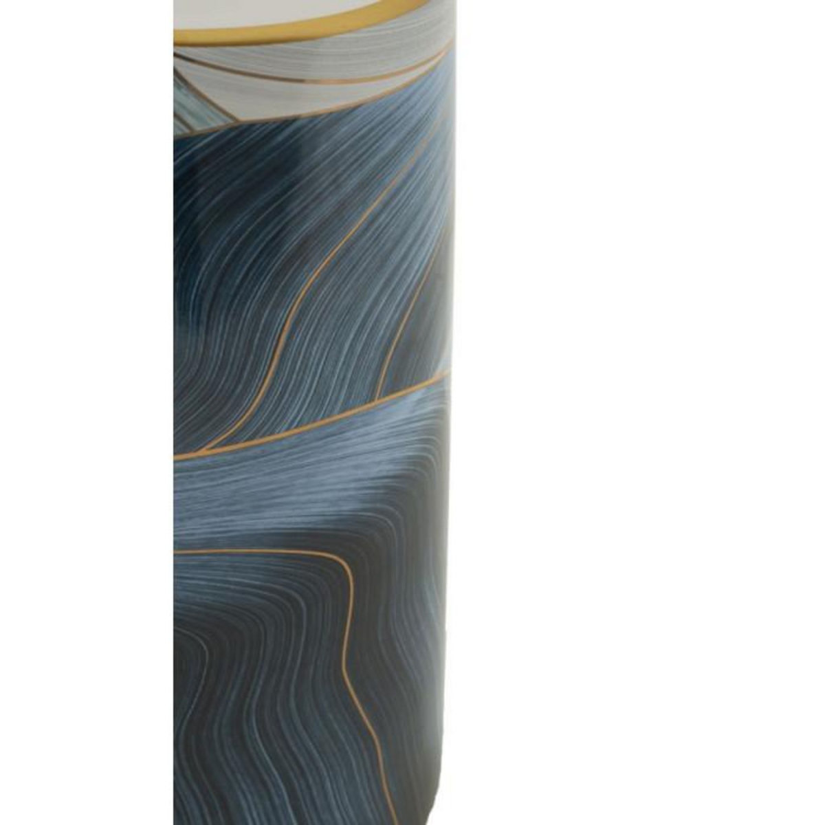Paris Prix Vase Haut Cylindrique en Céramique  Elegant  40cm Bleu