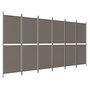 Voir la diapositive 2 : VIDAXL Cloison de separation 6 panneaux Anthracite 300x180 cm Tissu