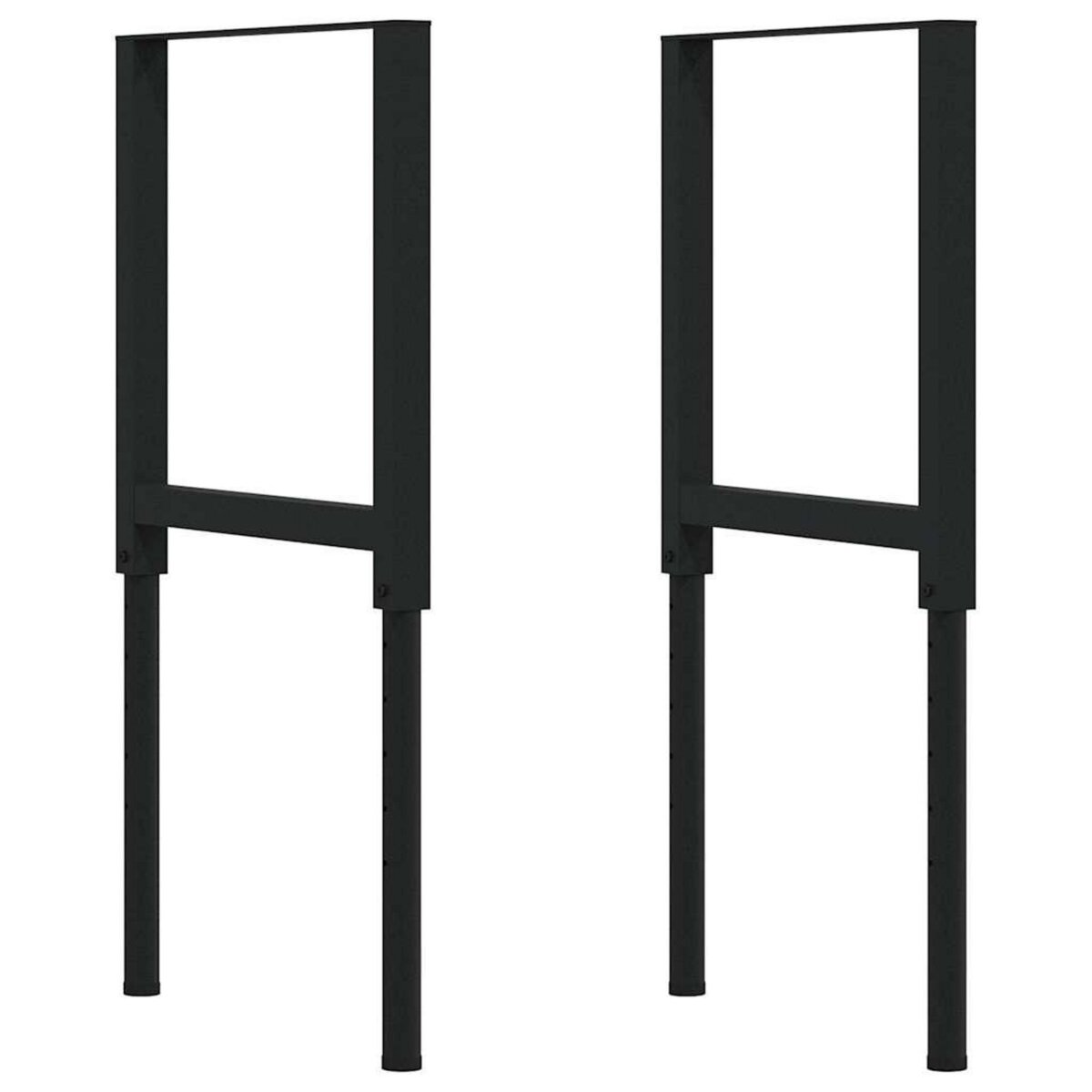 VIDAXL Etabli marron clair 100x60x(71,5-98) cm bois de chene massif